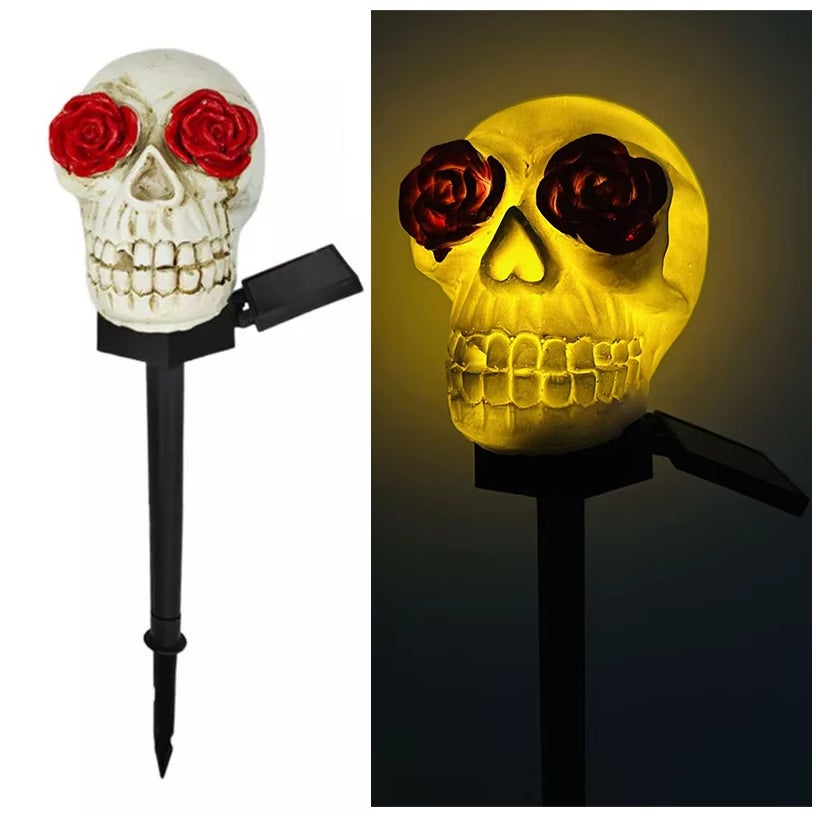 2 Têtes De Mort En Mousse Décoration Halloween - Déco De Fête, Neuf