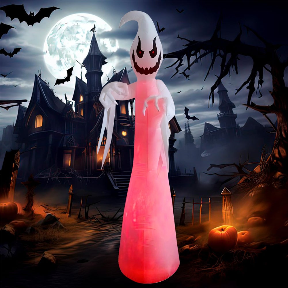 Gonfiabili per Halloween, fantasmi all'aperto, gonfiabili per Halloween, decorazioni per esterni, riutilizzabili, decorazione per Halloween, per ingresso, prato, giardino, soggiorno, camera da letto