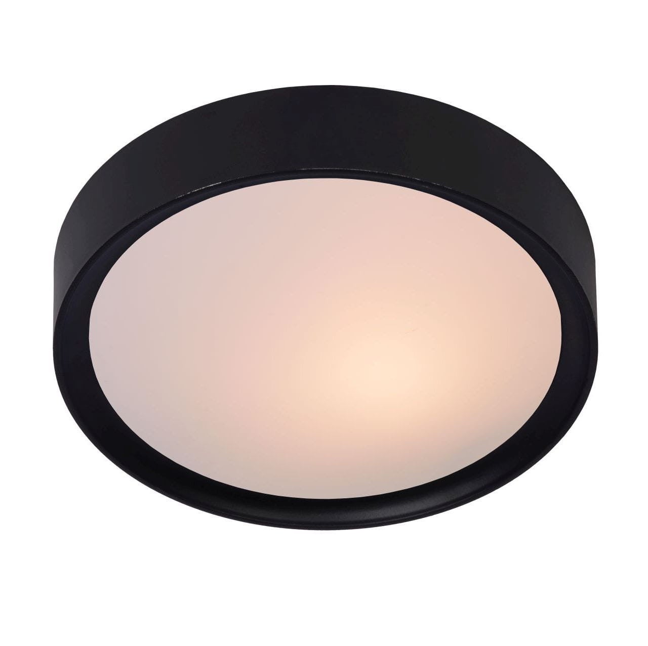 Plafon LEX czarno-biały 1xE27x40W wym:7x25x25cm IP20 Lucide