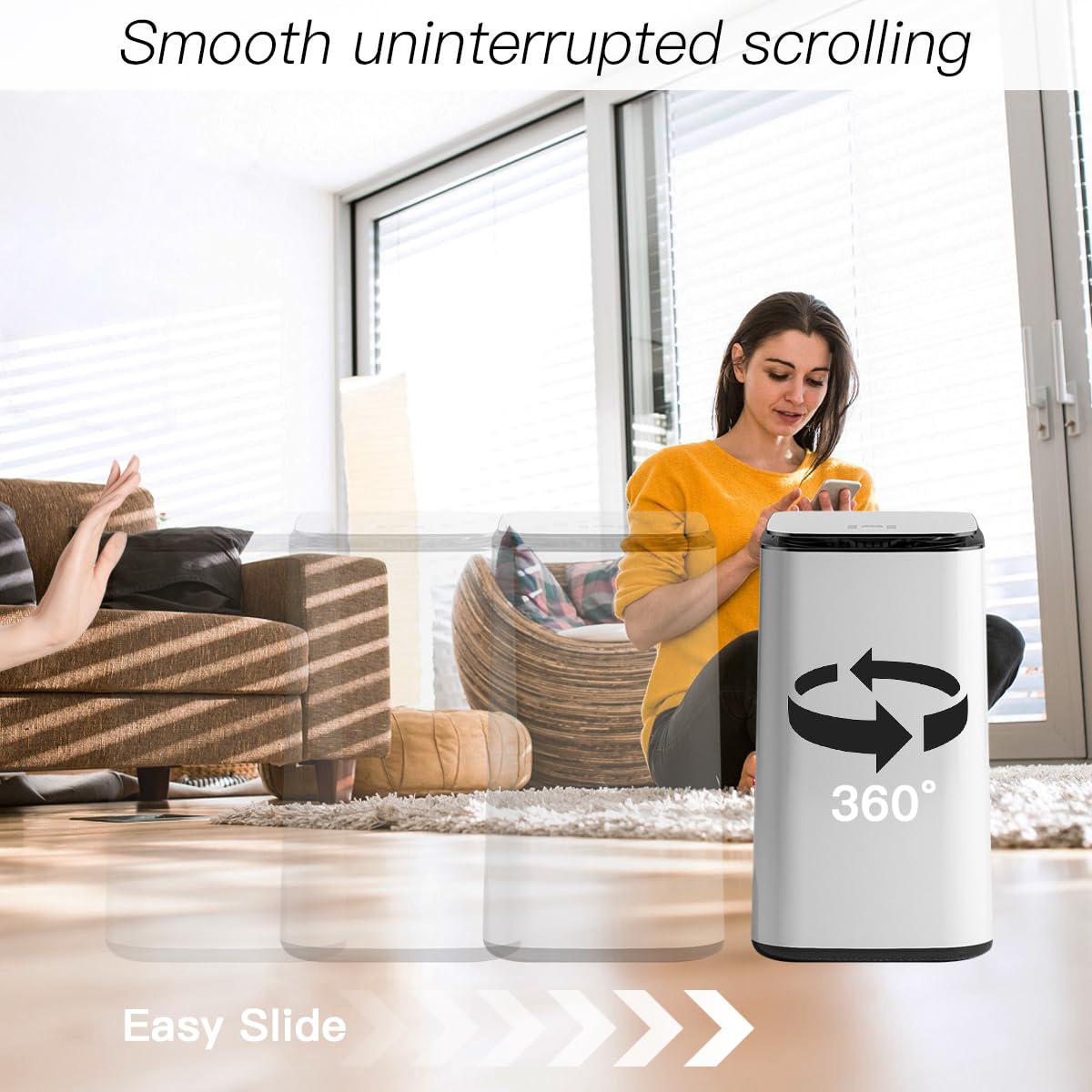 Lot de 12 roulettes pour meubles en acier inoxydable, roulettes pour meubles auto-adhésives, petites roulettes plates rotatives à 360 degrés - 7