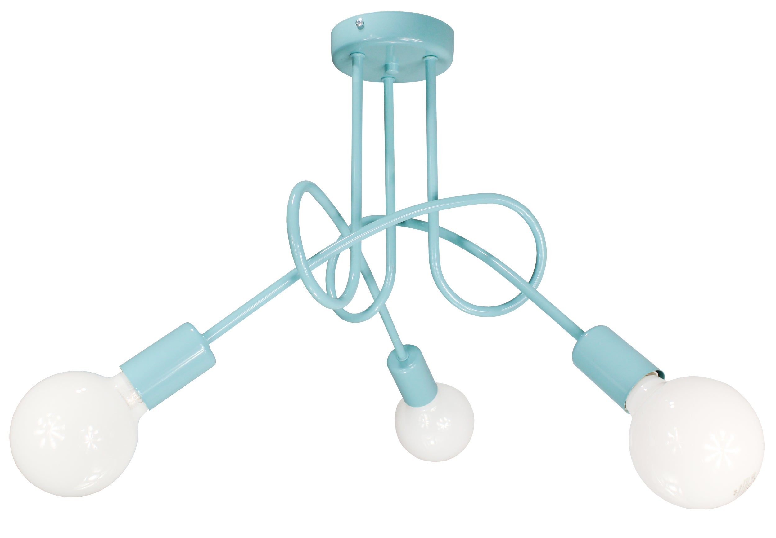 Lampa DECORI Edison Max 3 Mięta, 1 szt