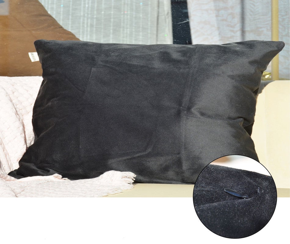 Almohada Decorativas Funda Almohada Negra Funda De Almohada De