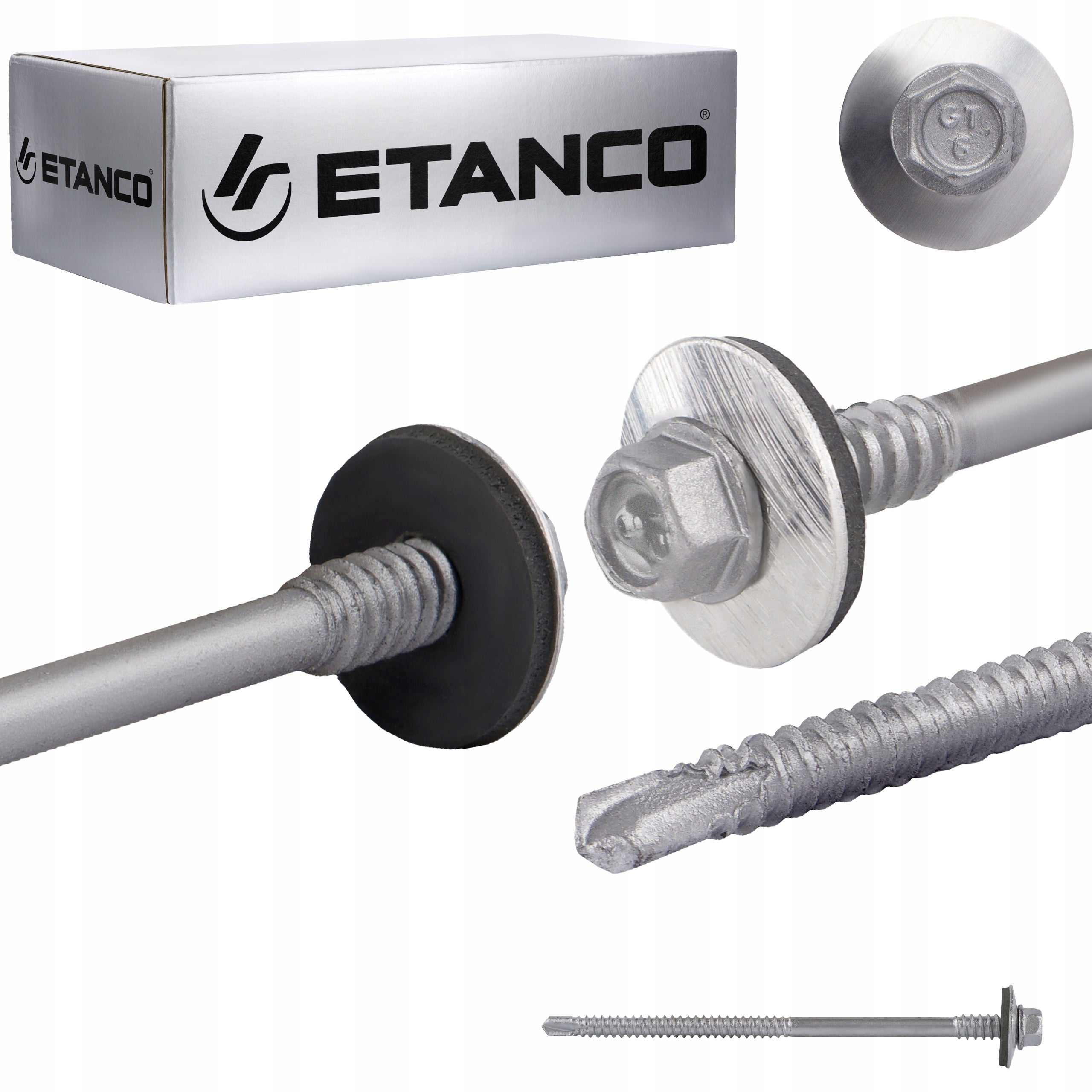 Wkręty do płyt warstwowych Etanco GTR6 SP 5,5/6,3x110 mm ocynk 100szt