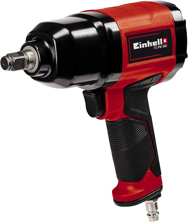 EINHELL LLAVE IMPACTO NEUMATICA 340 Nm+VASOS BOX