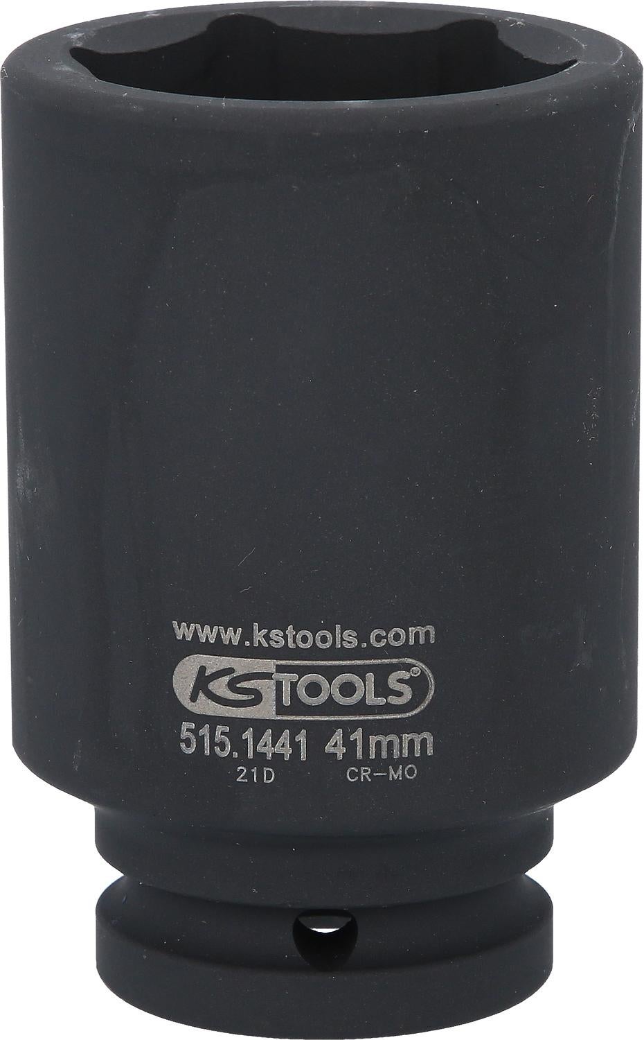 KS TOOLS 515.1030 - Douille à Chocs 6 Pans 1/2, 30 Mm - Uniquement Pour Utilisation à Chocs - En Chrome-Molybdène