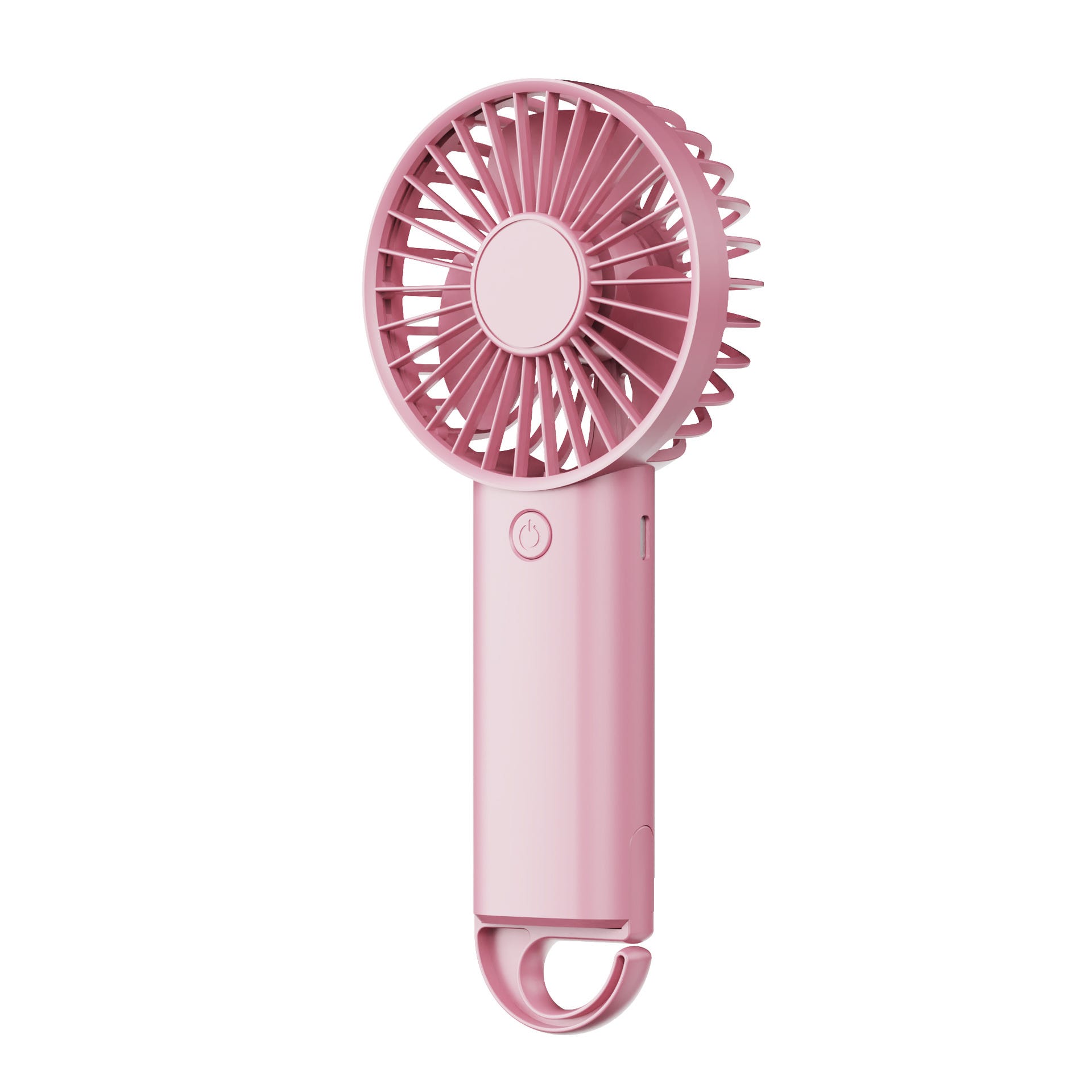 Ovegna L15 Ventilatore Portatile Mini Tascabile Con Nebulizzatore – Ricarica USB, 2 Velocità, Silenzioso – Rosa