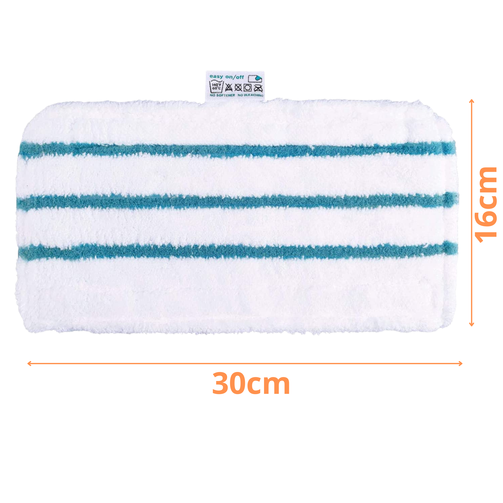 Lot 5 Lingettes Microfibre rectangle pour balai vapeur Black et Decker FSM1630,FSM1616,FSM1605,FSMH13E5,FSMH1321 FSMP20 - 3