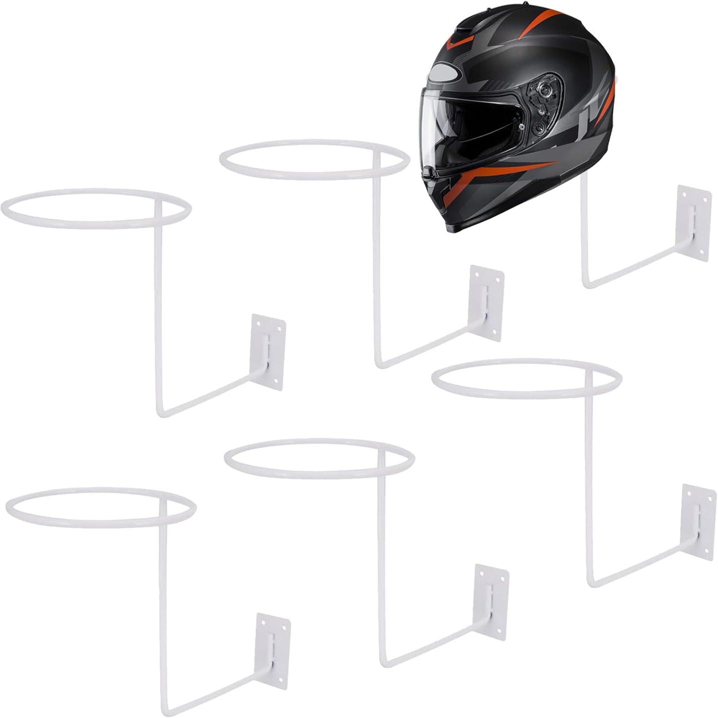 6 Pi ces Support Mural Pour Casque Moto V lo Porte Manteau Accroche 6 Pi ces Support Mural Pour Casque Moto V lo Porte Manteau Accroche