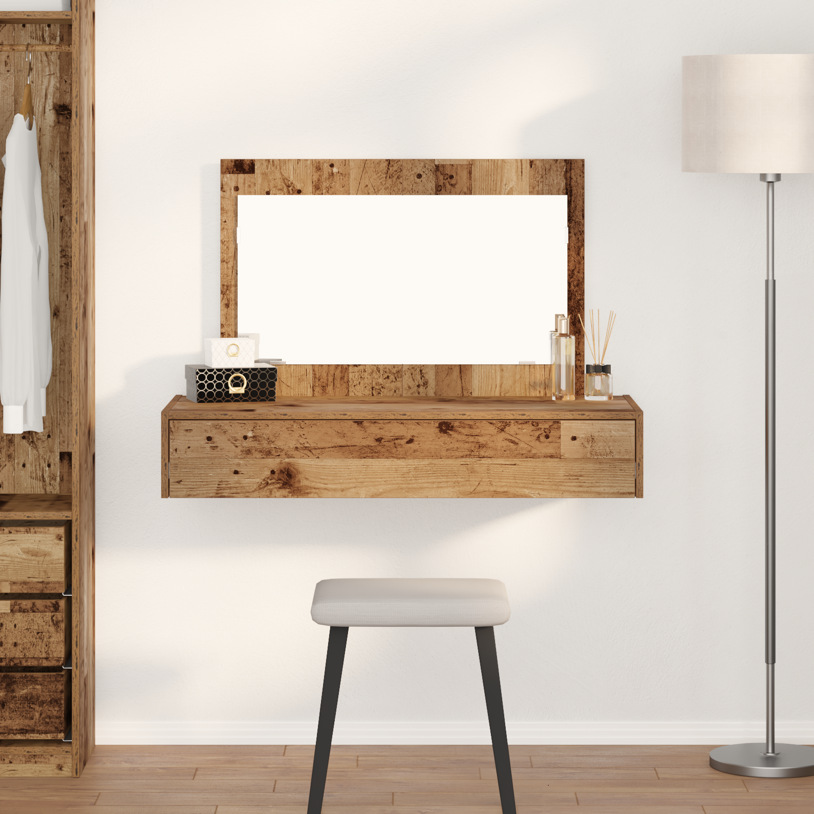 ASM Vetrina verticale - Switch Ww 1 - L 30 cm x P 30 cm x H 180 cm, legno