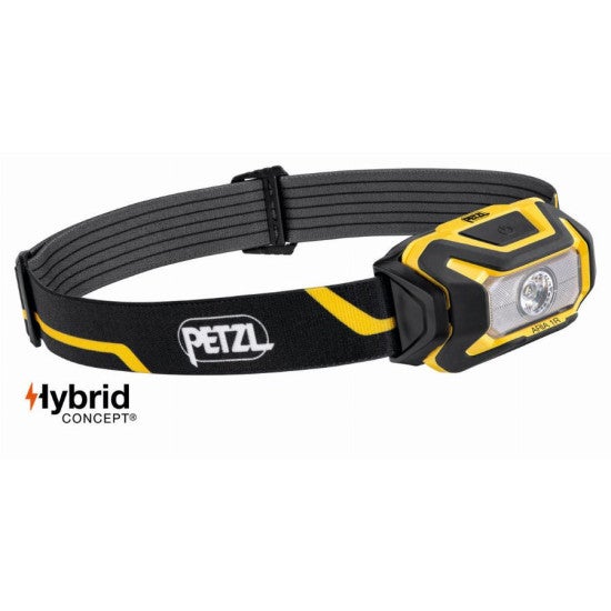 Lampe Frontale PETZL Aria 2R - 450 Lumens, Étanche, Camo - Batterie Incluse (E071AA00)