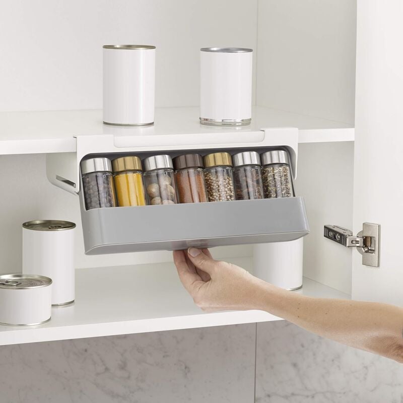 CupboardStore dans armoire, cuisine rangement sous étagère étagère à épices, organisateur Gris - 4