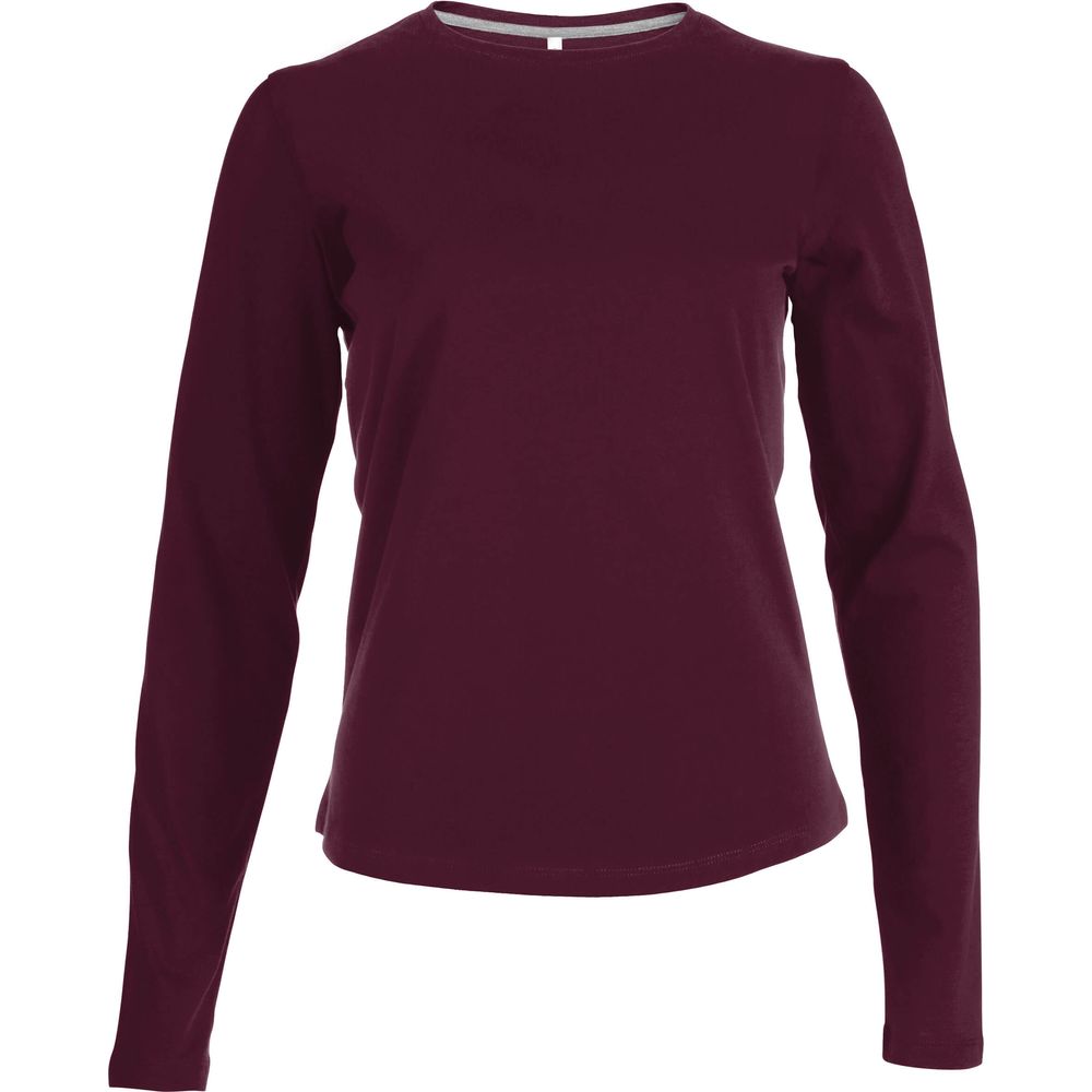 L.L.Bean Plus Size Pima Crew Neck Long Sleeve - Women's Blouses