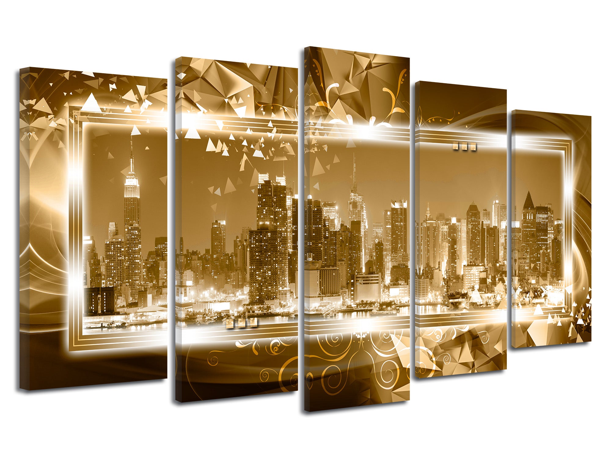 Tableau Déco Murale Moderne New York - Toile Imprimée 30x20cm - Neuf - Made In France