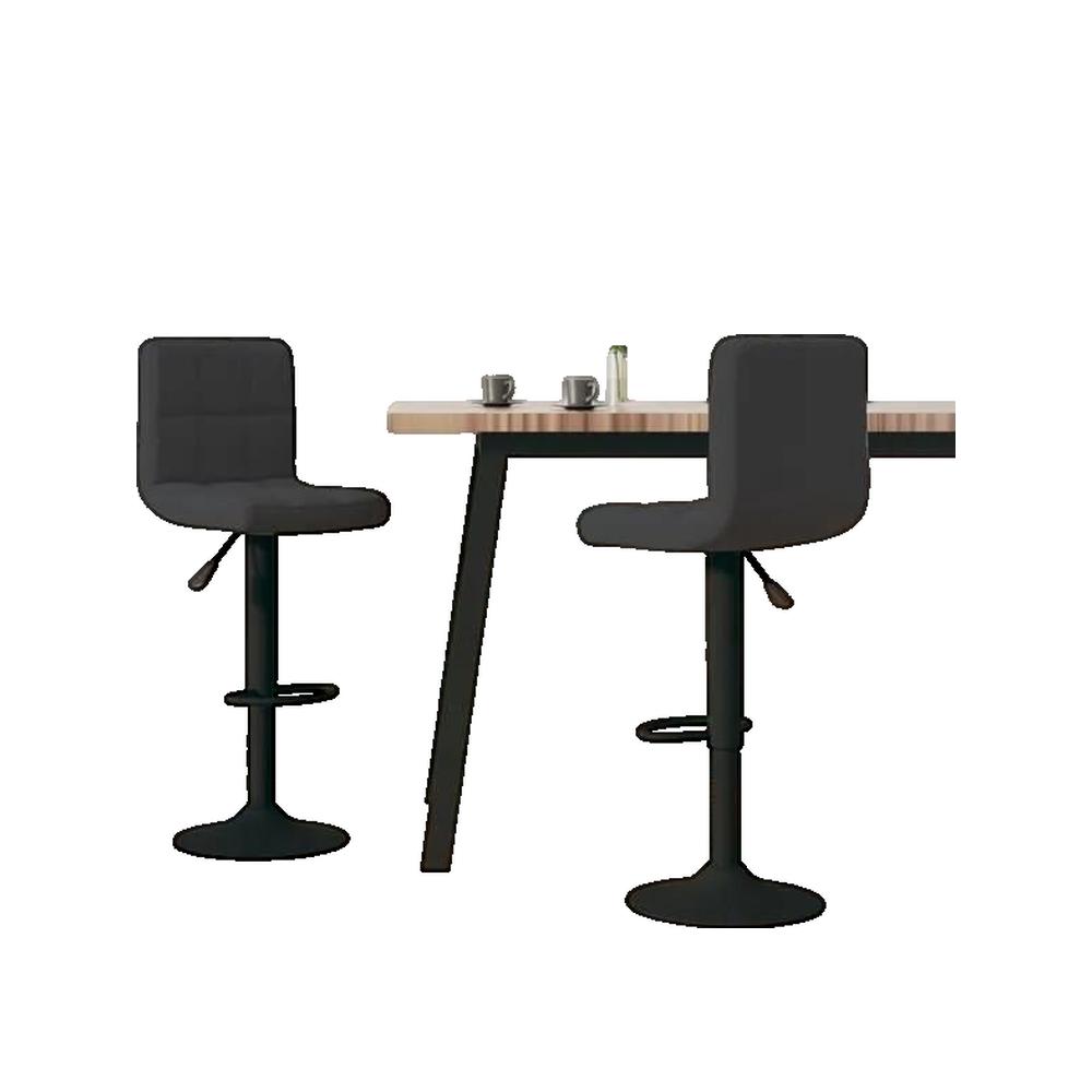 Vidaxl Taburetes De Cocina 2 Unidades Terciopelo Negro , Leroy Merlin