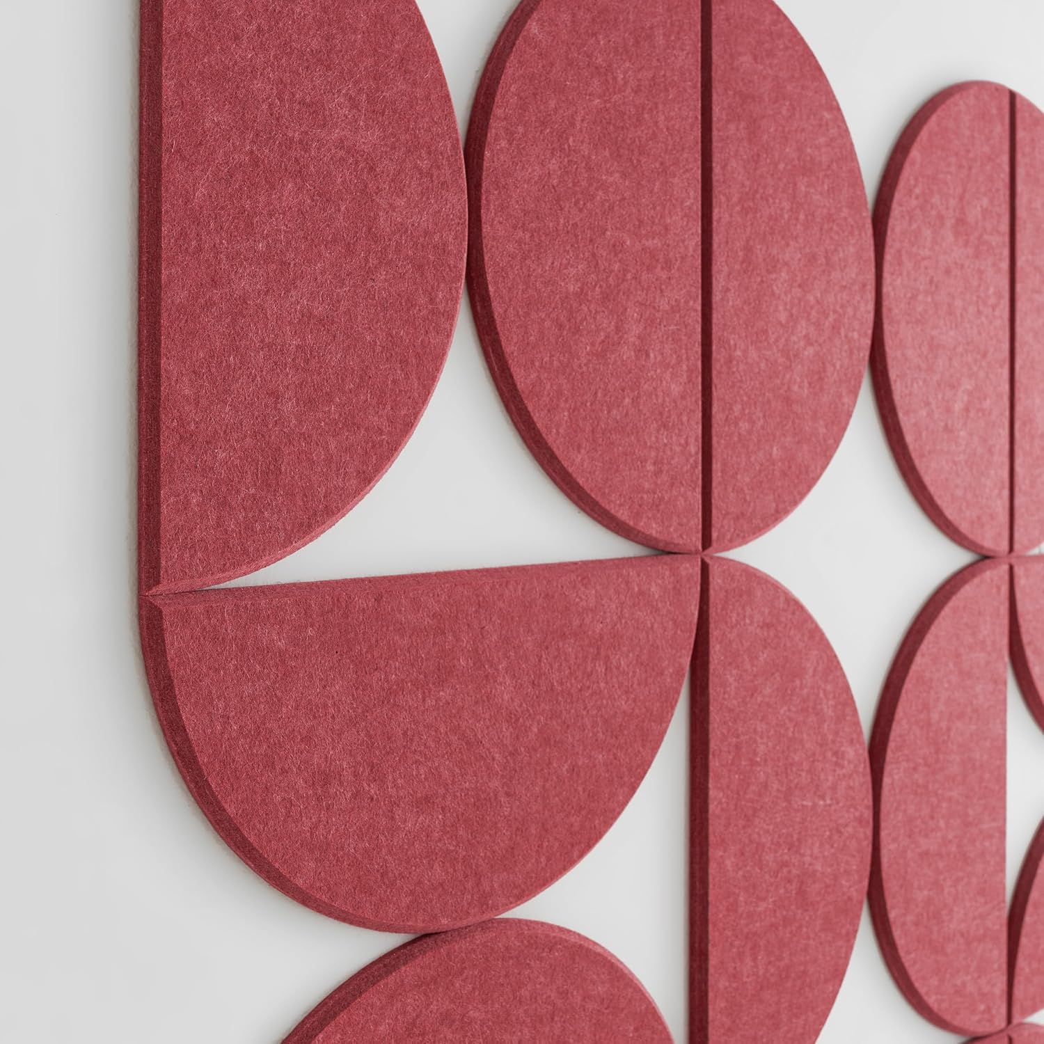 12 panneaux absorbants autocollants, insonorisation et réduction du bruit, carreaux en feutre style moderne minimaliste - grande art mural - 3
