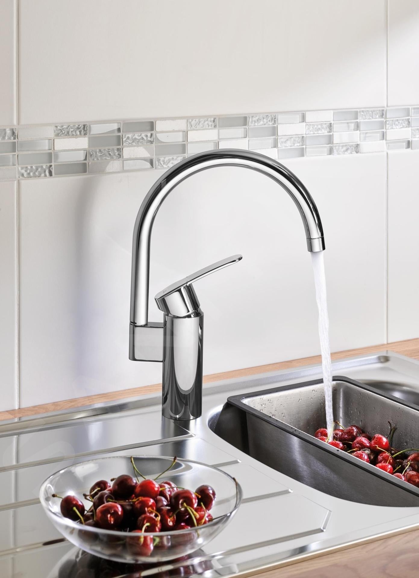 Robinet de cuisine - Chromé - Bec Haut - GROHE Wave Cosmopolitain - 32449001 - 9