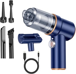 Aspirapolvere Auto Portatile 12V 60W - Aspirabriciole Per Auto, Camion E Camper Con Funzione Gonfiaggio - Foto 11