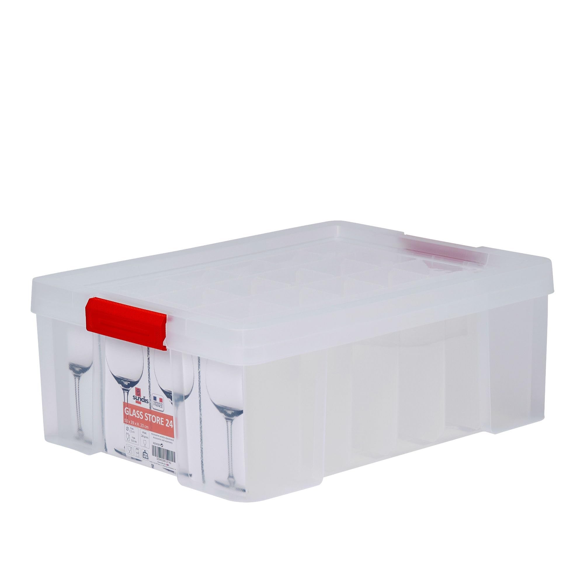 Sundis Bac 45L Nero - Scatola Portaoggetti Impilabile, Plastica Riciclata - Foto 7