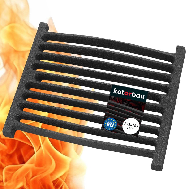 Zdjęcia - Akcesorium kominkowe Ruszt żeliwny 240x200 mm wkład do pieca kominka kotła kuchenny ruszt - KOTARBAU
