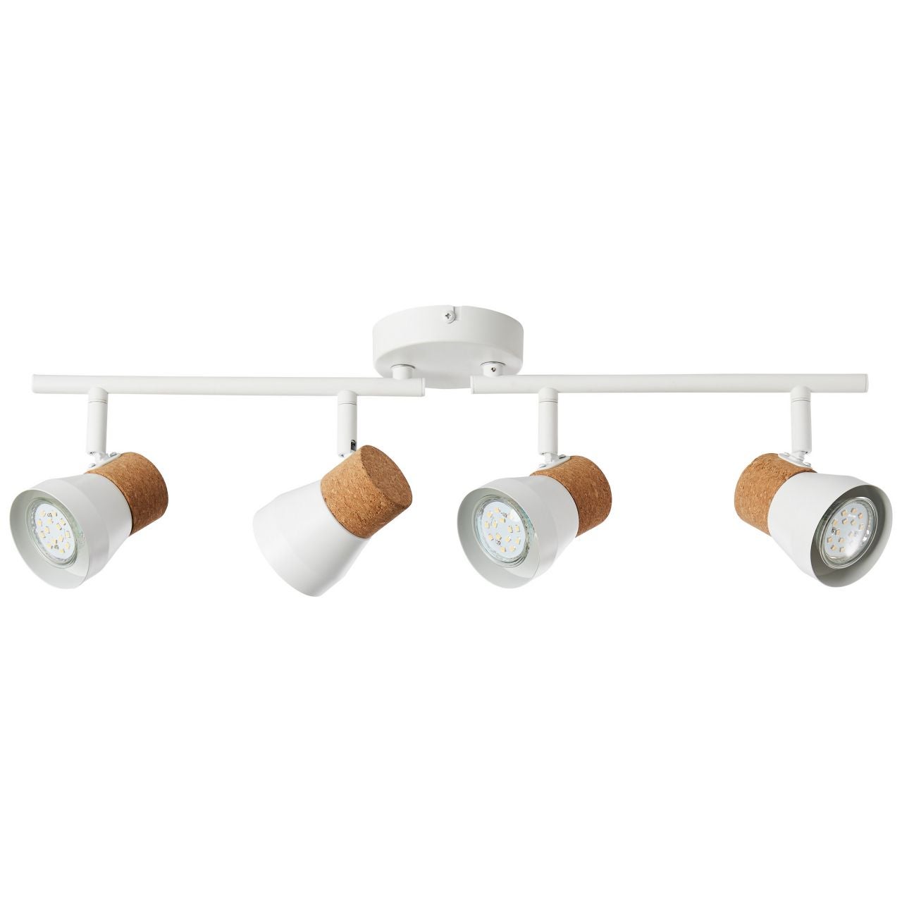 Brilliant Jamil LED lampa sufitowa 48cm biały/czarny, metal/plastik, 1x 30W zintegrowana dioda LED, (strumień świetlny: 2900lm, barwa światła: 3000-65 - 2