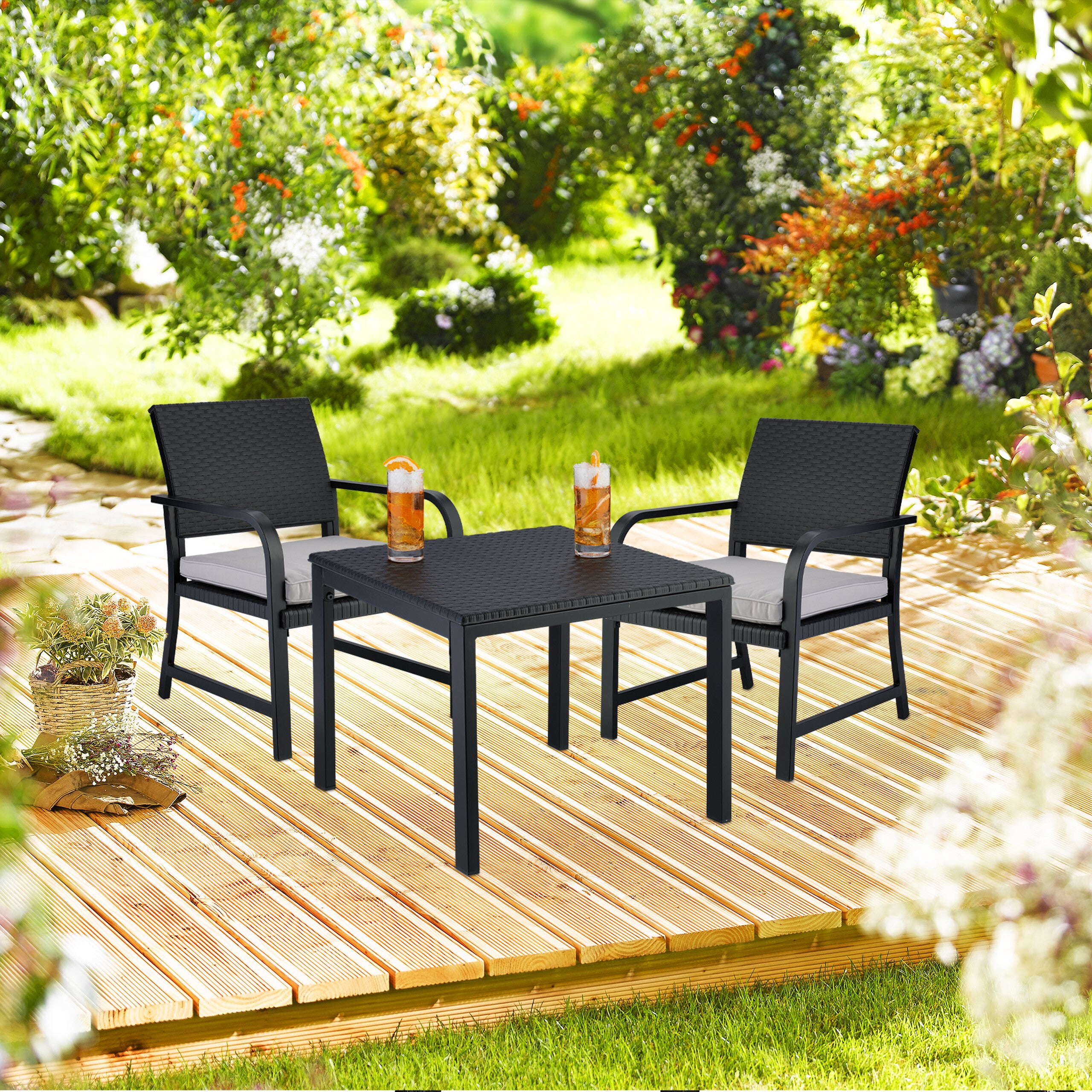 Sedie Plastica Tavolo Con Sedie Giardino Set Tavolo E Sedie Da