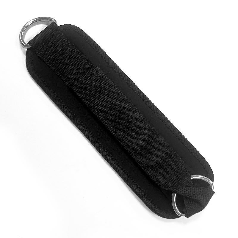 Cinta de tornozelo para treinamento de força com máquinas de cabo Black - 4
