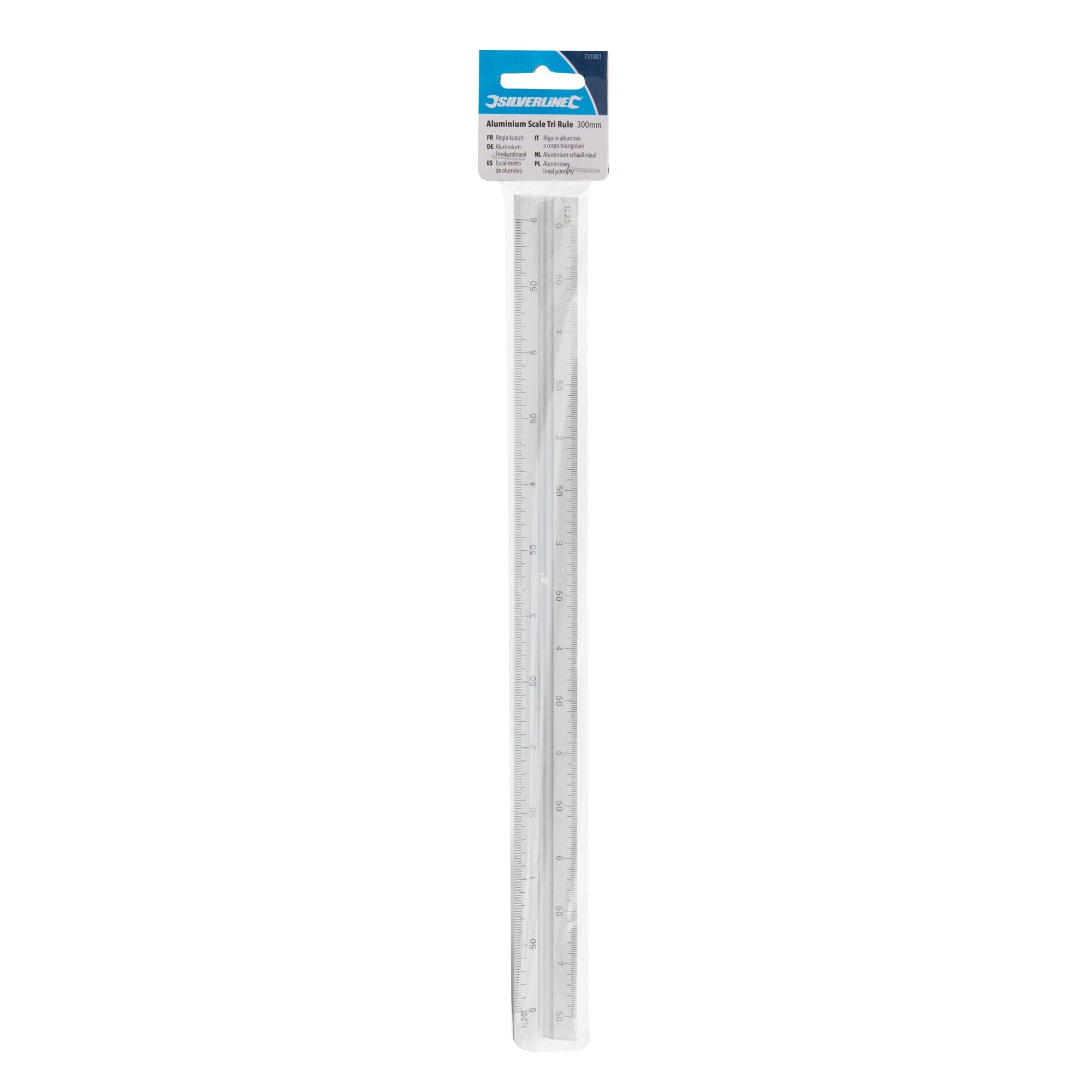Silverline - Règle kutch professionnelle en alliage d'aluminium 30CM SILVERLINE - 3