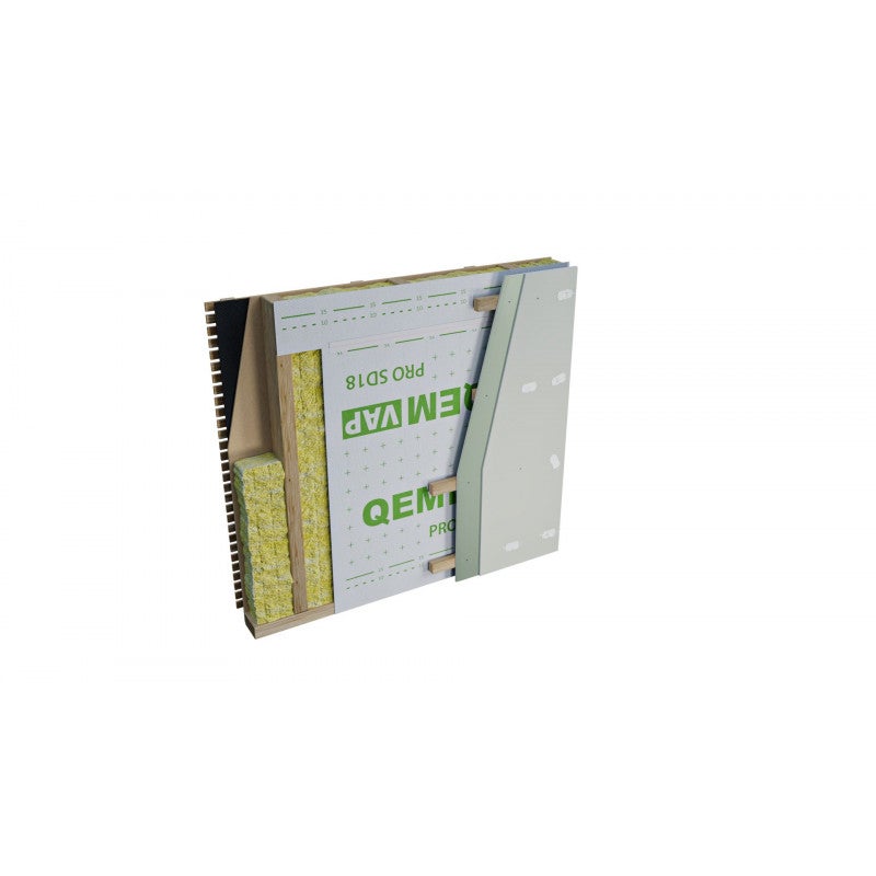 Ecran Pare Vapeur actif à deux couches QEMVAP PRO SD18 Long 50m (75m²) CE - 3