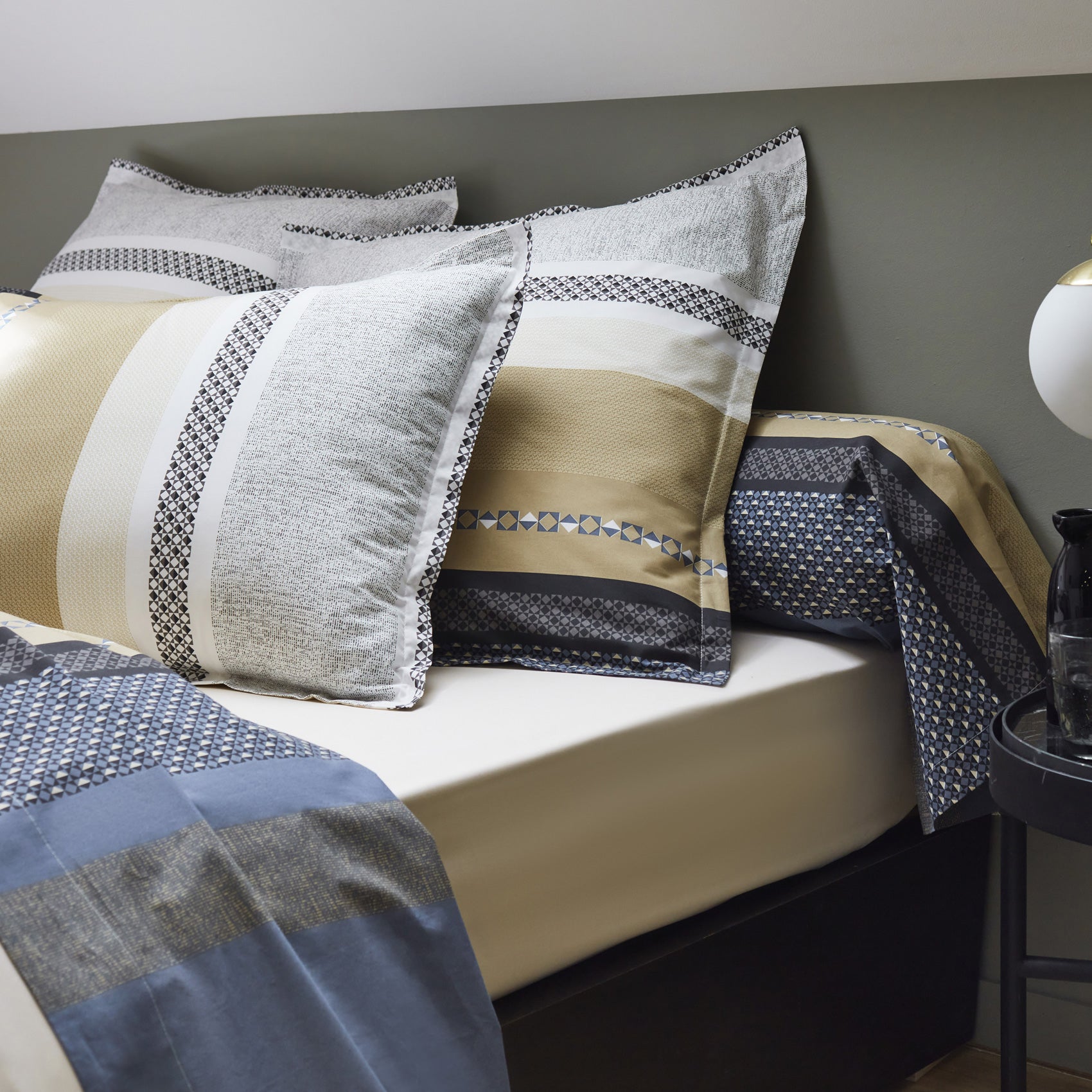 Taie d'oreiller percale Marlow Acier--50 x 70 cm - 5