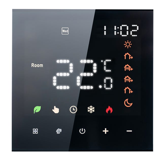 Thermostat de chauffage numérique LCD Fournaise murale programmable Thermostat de chauffage numérique LCD Fournaise murale programmable