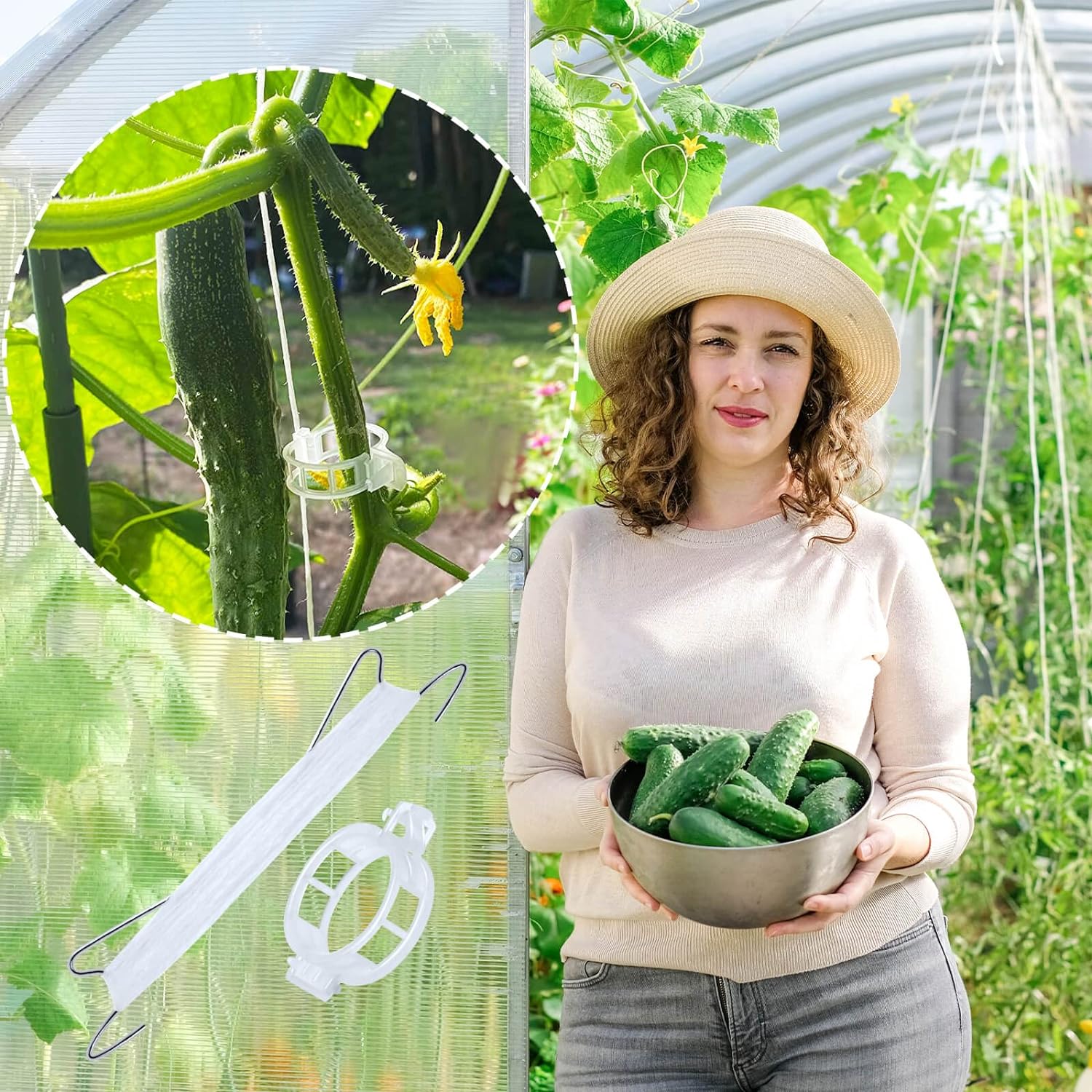 4 Ganci Da Pastore 120cm - Supporti Metallici Per Giardino, Piante, Luci E Decorazioni