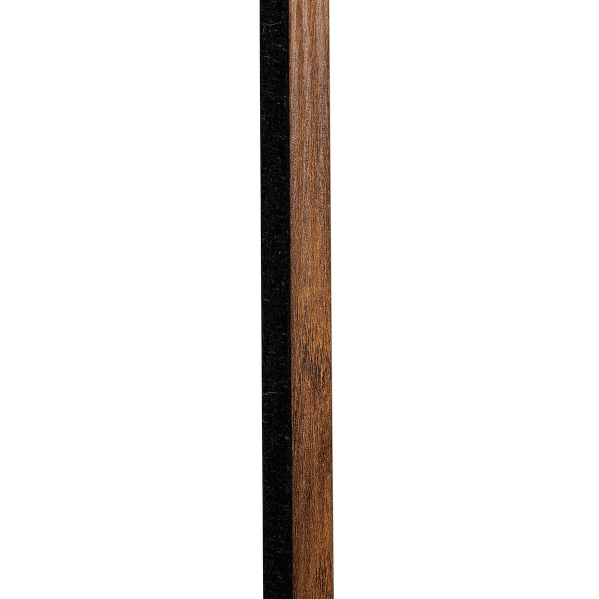 Pannello decorativo da parete Colva in legno scuro 60x60cm - 6