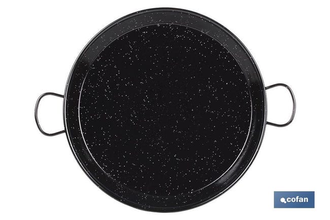 Padella Paella In Acciaio Inox 34 Cm - Per Feste E Cucina All'aperto, 8-10 Porzioni - Foto 4