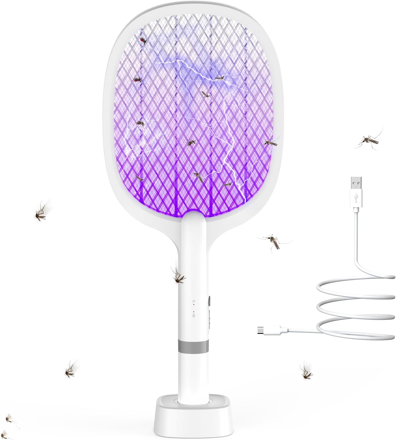 Raquette Électrique Insectes 5000V, Raquette AntiMoustique et Mouche — free download