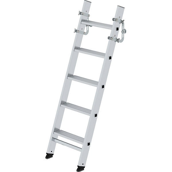 Scaletta Estraibile 2 Gradini - Per Camion E Rimorchi, Zincata, Antiscivolo