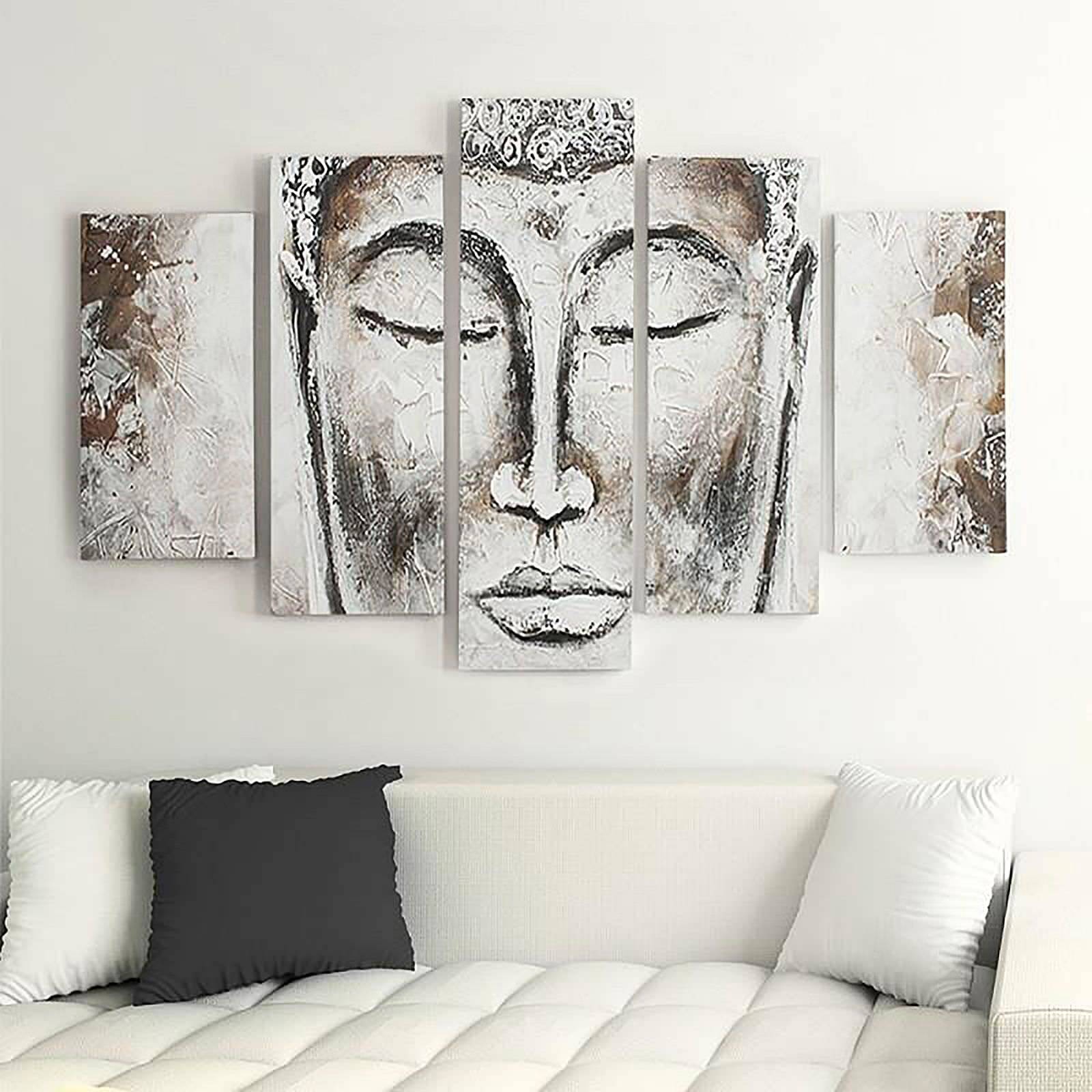 Tableau visage peint - 300 x 140 cm - 5