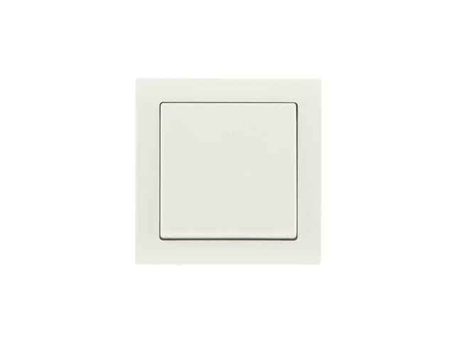 Poussoir saillie complet Besto, blanc