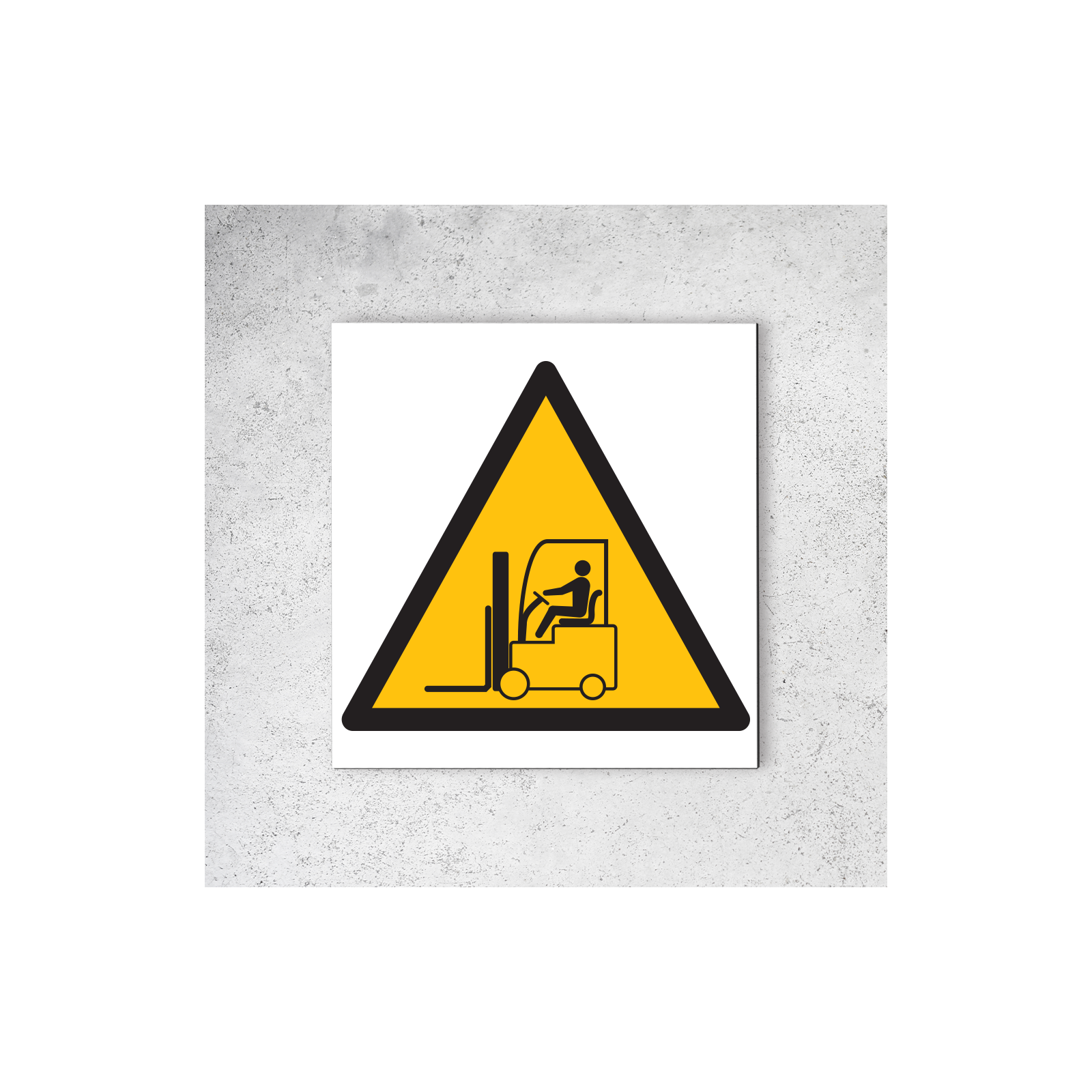 Pictogramme Danger Basses Températures - Panneau Dibond Aluminium - Triangle Jaune Noir - 20x20 Cm, 3 Mm épaisseur | Leroy Merlin