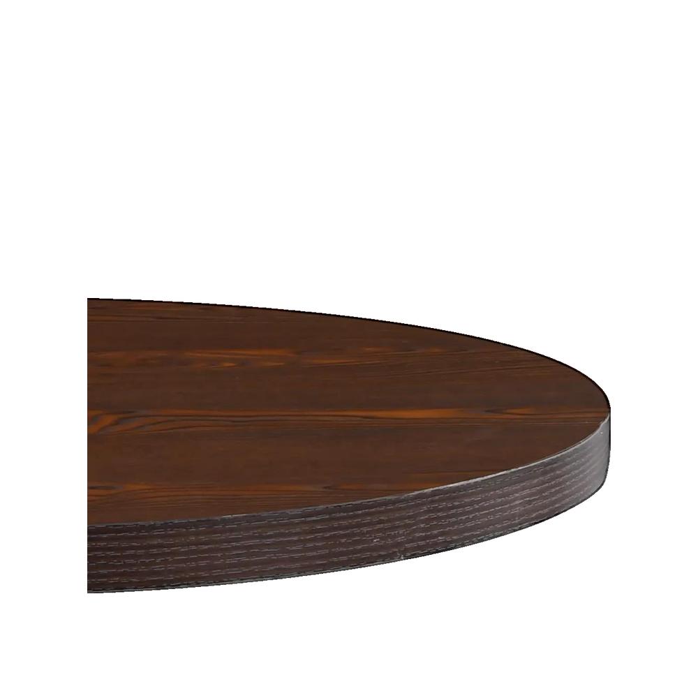 Vidaxl Mesa De Bistró Mdf 80 Cm Marrón/Oscuro , Leroy Merlin