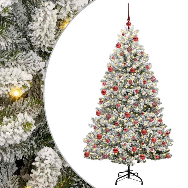 Albero di Natale artificiale, 120 cm, aghi di abete verde con effetto neve, albero artificiale con 90 punte, sistema pieghevole, supporto in metallo Albero di Natale artificiale, 120 cm, aghi di abete verde con effetto neve, albero artificiale con 90 punte, sistema pieghevole, supporto in metallo