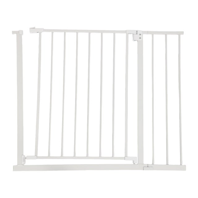 Geuther 4792+ Easylock Plus Door Guard | Ajuste: 80,5 Cm - 88,5 Cm | Protección De La Puerta Con Certificación TÜV/GS | Protección De La Escalera | Se Puede Abrir En Dos Direcciones | Blanco