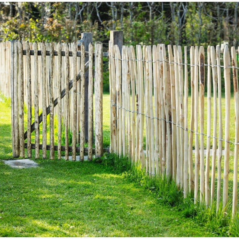 Ganivelle clôture en bois L 5m x H 0m80 - Espacement des piquets 3 à 5 cm - 5