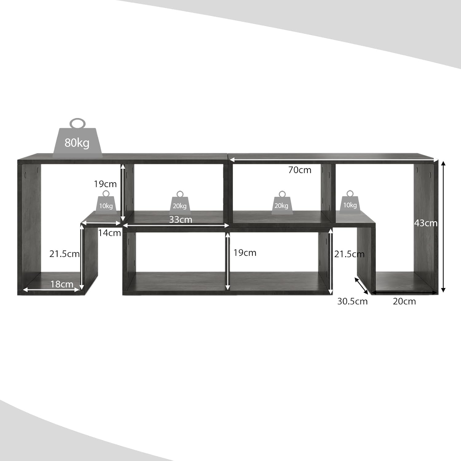 Ensemble meuble TV - Harmonie et rangement complet