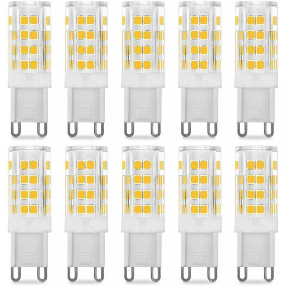 Żarówka LED G9 5W, odpowiednik 40W, światło białe 4500K, 220-240V, kąt wiązki 360°, opakowanie 10 szt.