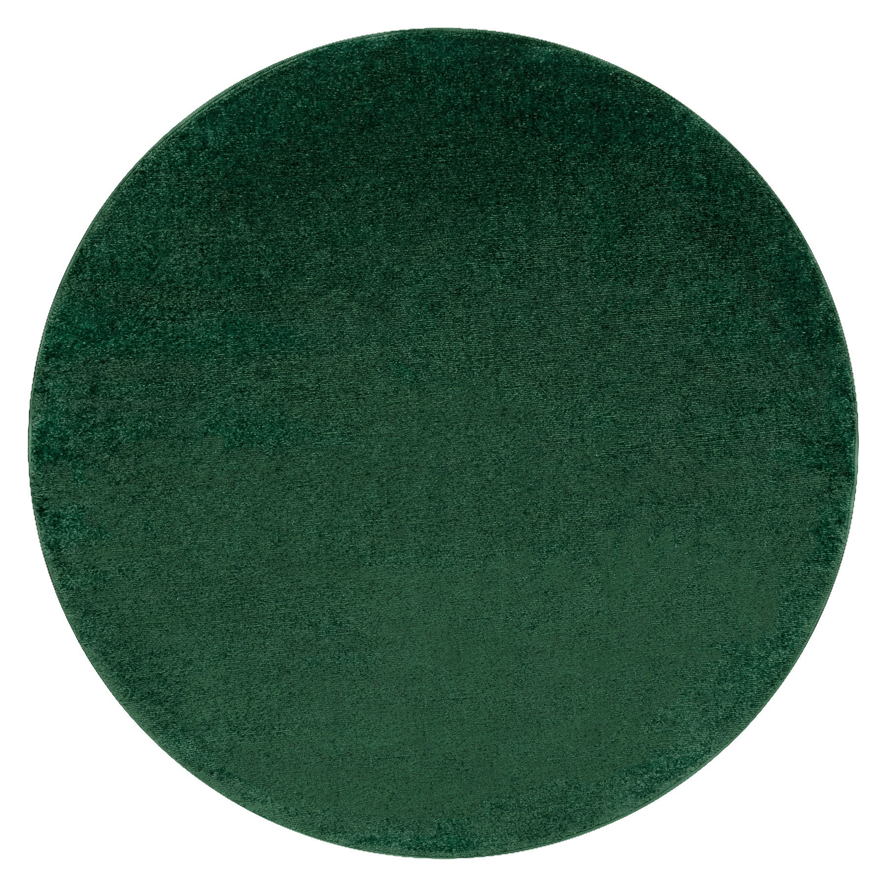 Tapis SOFTY cercle plaine couleur unie forest vert cercle 200 cm - 3