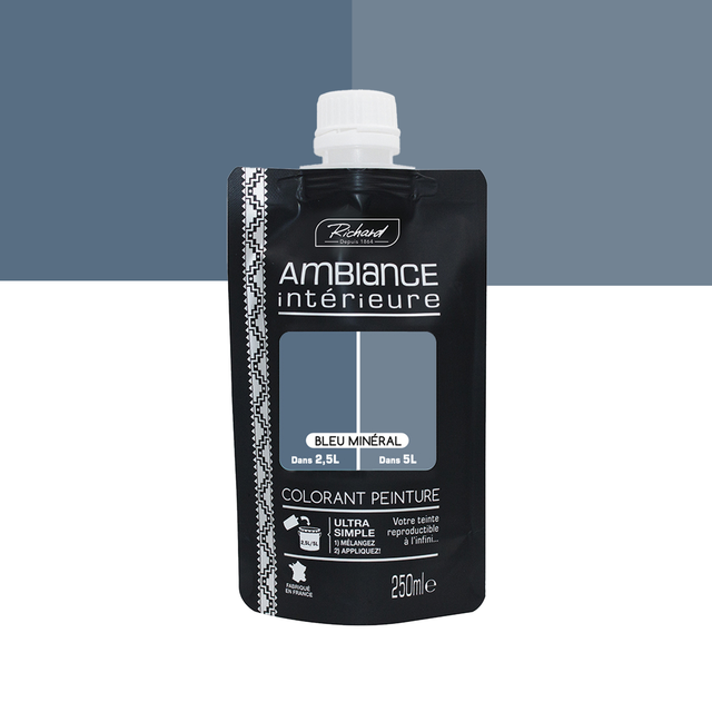 Colorant pré-dosé Ambiance Richard bleu minéral 250ml