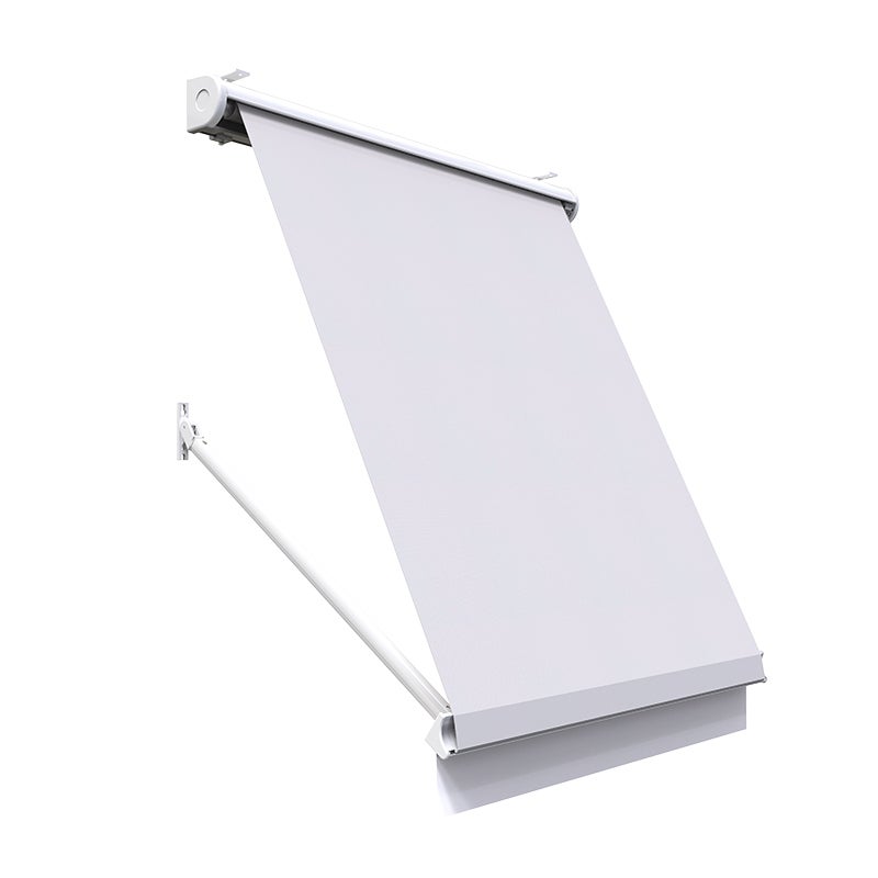 Store à projection avec coffre 100 x 70 cm de fenêtre - Écru - 4