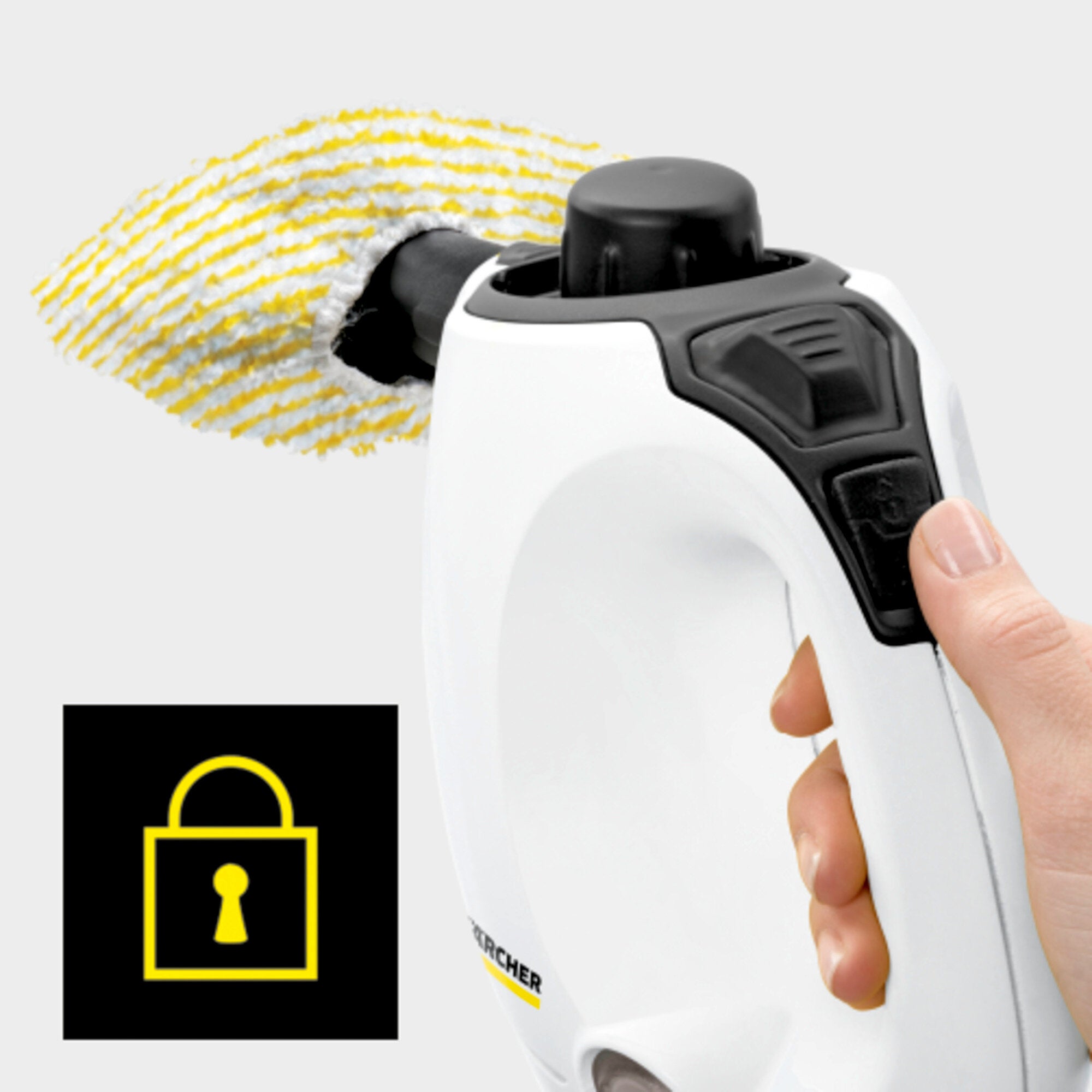 Kärcher SC 1 Máquina de limpeza a vapor 1200 W Preto, Branco - 7