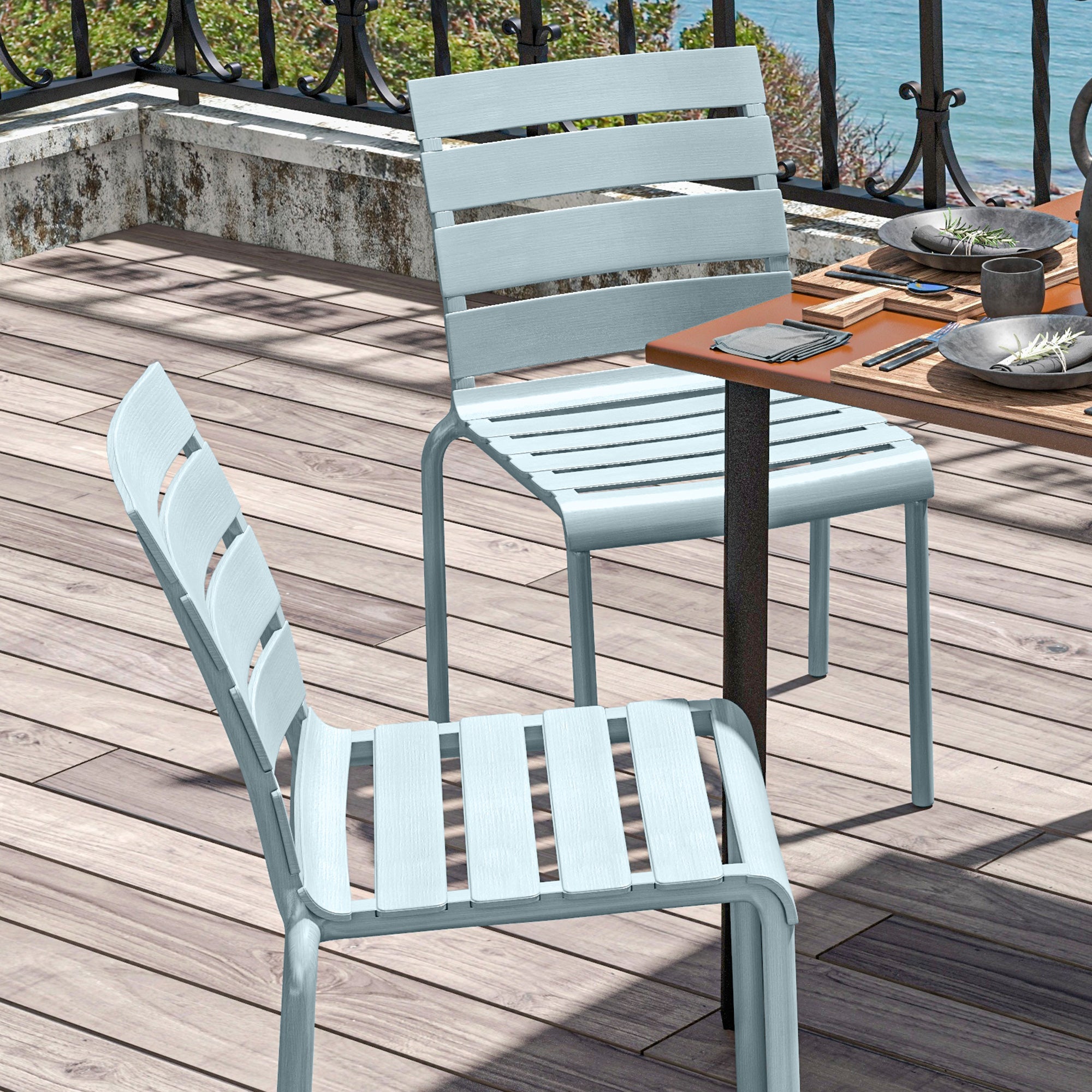 Ensemble de chaises de jardin PP Outsunny - 9