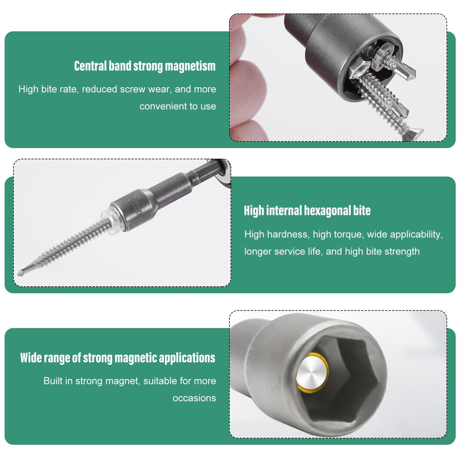 AX Utensile multiuso, regalo per uomini, regalo per papà, (7 mm – 19 mm, 14 – 34) strumento per uomini, regalo, gadget, chiave a bussola per dadi e avvitatore a batteria, artigiani